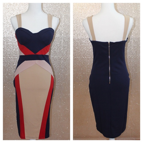 Color Block Dress - Picture 3 of 3